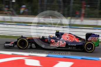 World © Octane Photographic Ltd. Scuderia Toro Rosso STR11 – Carlos Sainz. Friday 29th July 2016, F1 German GP Practice 1, Hockenheim, Germany. Digital Ref : 1659LB2D1047