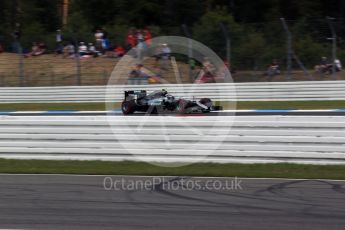 World © Octane Photographic Ltd. Mercedes AMG Petronas W07 Hybrid – Nico Rosberg. Friday 29th July 2016, F1 German GP Practice 1, Hockenheim, Germany. Digital Ref : 1659LB2D1128