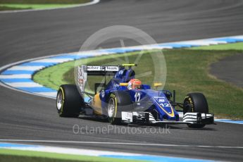 World © Octane Photographic Ltd. Sauber F1 Team C35 – Felipe Nasr. Friday 29th July 2016, F1 German GP Practice 2, Hockenheim, Germany. Digital Ref : 1661CB1D1055