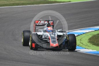 World © Octane Photographic Ltd. Haas F1 Team VF-16 – Romain Grosjean. Friday 29th July 2016, F1 German GP Practice 2, Hockenheim, Germany. Digital Ref : 1661CB1D1062