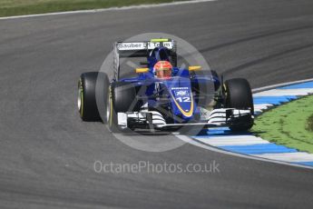 World © Octane Photographic Ltd. Sauber F1 Team C35 – Felipe Nasr. Friday 29th July 2016, F1 German GP Practice 2, Hockenheim, Germany. Digital Ref : 1661CB1D1099