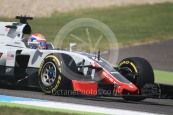 World © Octane Photographic Ltd. Haas F1 Team VF-16 – Romain Grosjean. Friday 29th July 2016, F1 German GP Practice 2, Hockenheim, Germany. Digital Ref : 1661CB1D1117