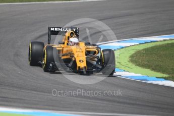 World © Octane Photographic Ltd. Renault Sport F1 Team RS16 - Kevin Magnussen. Friday 29th July 2016, F1 German GP Practice 2, Hockenheim, Germany. Digital Ref : 1661CB1D1144