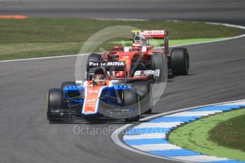 World © Octane Photographic Ltd. Manor Racing MRT05 - Pascal Wehrlein. Friday 29th July 2016, F1 German GP Practice 2, Hockenheim, Germany. Digital Ref :
