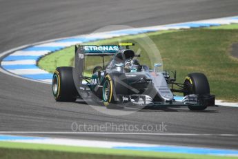 World © Octane Photographic Ltd. Mercedes AMG Petronas W07 Hybrid – Nico Rosberg. Friday 29th July 2016, F1 German GP Practice 2, Hockenheim, Germany. Digital Ref : 1661CB1D1381