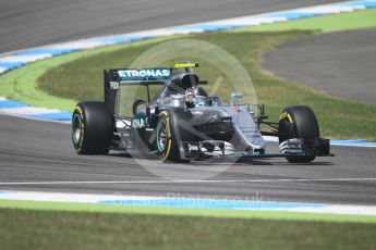 World © Octane Photographic Ltd. Mercedes AMG Petronas W07 Hybrid – Nico Rosberg. Friday 29th July 2016, F1 German GP Practice 2, Hockenheim, Germany. Digital Ref : 1661CB1D1441