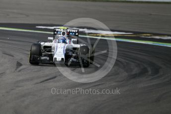 World © Octane Photographic Ltd. Williams Martini Racing, Williams Mercedes FW38 – Valtteri Bottas. Friday 29th July 2016, F1 German GP Practice 2, Hockenheim, Germany. Digital Ref : 1661CB1D1527