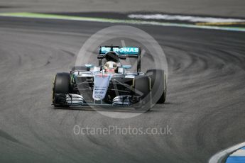 World © Octane Photographic Ltd. Mercedes AMG Petronas W07 Hybrid – Lewis Hamilton. Friday 29th July 2016, F1 German GP Practice 2, Hockenheim, Germany. Digital Ref : 1661CB1D1538