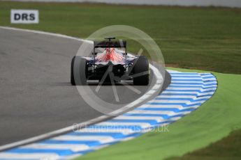 World © Octane Photographic Ltd. Scuderia Toro Rosso STR11 – Daniil Kvyat. Friday 29th July 2016, F1 German GP Practice 2, Hockenheim, Germany. Digital Ref : 1661CB1D1602