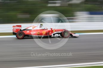 World © Octane Photographic Ltd. Scuderia Ferrari SF16-H – Kimi Raikkonen. Friday 29th July 2016, F1 German GP Practice 2, Hockenheim, Germany. Digital Ref : 1661CB5D9518