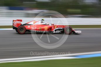 World © Octane Photographic Ltd. Scuderia Ferrari SF16-H – Kimi Raikkonen. Friday 29th July 2016, F1 German GP Practice 2, Hockenheim, Germany. Digital Ref : 1661CB5D9543
