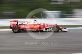 World © Octane Photographic Ltd. Scuderia Ferrari SF16-H – Kimi Raikkonen. Friday 29th July 2016, F1 German GP Practice 2, Hockenheim, Germany. Digital Ref : 1661CB5D9584