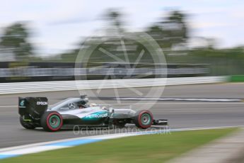 World © Octane Photographic Ltd. Mercedes AMG Petronas W07 Hybrid – Lewis Hamilton. Friday 29th July 2016, F1 German GP Practice 2, Hockenheim, Germany. Digital Ref : 1661CB5D9679