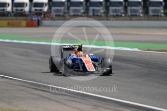World © Octane Photographic Ltd. Manor Racing MRT05 – Rio Haryanto. Friday 29th July 2016, F1 German GP Practice 2, Hockenheim, Germany. Digital Ref : 1661LB1D8661