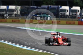 World © Octane Photographic Ltd. Scuderia Ferrari SF16-H – Sebastian Vettel. Friday 29th July 2016, F1 German GP Practice 2, Hockenheim, Germany. Digital Ref : 1661LB1D8769