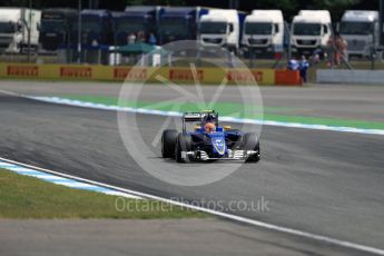 World © Octane Photographic Ltd. Sauber F1 Team C35 – Felipe Nasr. Friday 29th July 2016, F1 German GP Practice 2, Hockenheim, Germany. Digital Ref : 1661LB1D8914