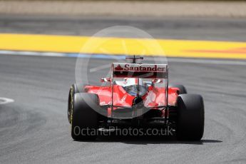 World © Octane Photographic Ltd. Scuderia Ferrari SF16-H – Kimi Raikkonen. Friday 29th July 2016, F1 German GP Practice 2, Hockenheim, Germany. Digital Ref : 1661LB1D9069