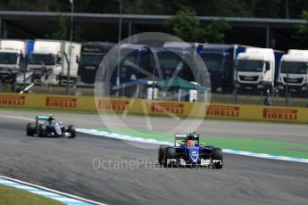 World © Octane Photographic Ltd. Sauber F1 Team C35 – Felipe Nasr. Friday 29th July 2016, F1 German GP Practice 2, Hockenheim, Germany. Digital Ref : 1661LB1D9103