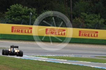 World © Octane Photographic Ltd. Renault Sport F1 Team RS16 – Jolyon Palmer. Friday 29th July 2016, F1 German GP Practice 2, Hockenheim, Germany. Digital Ref : 1661LB1D9253