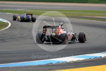 World © Octane Photographic Ltd. Scuderia Toro Rosso STR11 – Carlos Sainz. Friday 29th July 2016, F1 German GP Practice 2, Hockenheim, Germany. Digital Ref : 1661LB1D9573