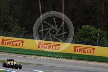 World © Octane Photographic Ltd. Renault Sport F1 Team RS16 – Jolyon Palmer. Friday 29th July 2016, F1 German GP Practice 2, Hockenheim, Germany. Digital Ref : 1661LB1D9612