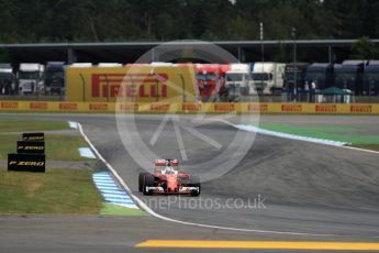 World © Octane Photographic Ltd. Scuderia Ferrari SF16-H – Sebastian Vettel. Friday 29th July 2016, F1 German GP Practice 2, Hockenheim, Germany. Digital Ref : 1661LB1D9687
