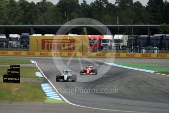 World © Octane Photographic Ltd. Mercedes AMG Petronas W07 Hybrid – Nico Rosberg. Friday 29th July 2016, F1 German GP Practice 2, Hockenheim, Germany. Digital Ref : 1661LB1D9748