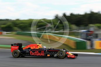 World © Octane Photographic Ltd. Red Bull Racing RB12 – Daniel Ricciardo. Friday 29th July 2016, F1 German GP Practice 2, Hockenheim, Germany. Digital Ref : 1661LB2D1238