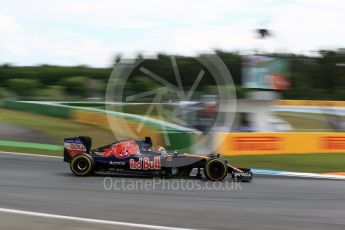 World © Octane Photographic Ltd. Scuderia Toro Rosso STR11 – Daniil Kvyat. Friday 29th July 2016, F1 German GP Practice 2, Hockenheim, Germany. Digital Ref : 1661LB2D1299