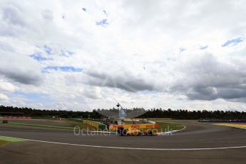 World © Octane Photographic Ltd. Renault Sport F1 Team RS16 – Jolyon Palmer. Friday 29th July 2016, F1 German GP Practice 2, Hockenheim, Germany. Digital Ref : 1661LB2D1368