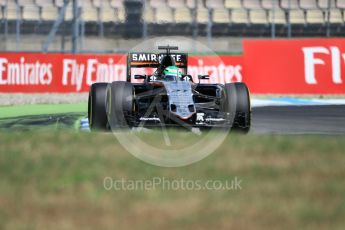 World © Octane Photographic Ltd. Sahara Force India VJM09 - Nico Hulkenberg. Saturday 30th July 2016, F1 German GP Practice 3, Hockenheim, Germany. Digital Ref :1665CB1D1830