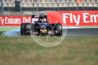 World © Octane Photographic Ltd. Scuderia Toro Rosso STR11 – Daniil Kvyat. Saturday 30th July 2016, F1 German GP Practice 3, Hockenheim, Germany. Digital Ref :1665CB1D1866