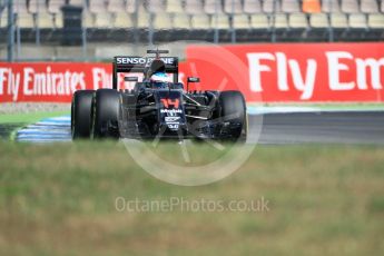 World © Octane Photographic Ltd. McLaren Honda MP4-31 – Fernando Alonso. Saturday 30th July 2016, F1 German GP Practice 3, Hockenheim, Germany. Digital Ref :1665CB1D1868