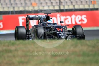 World © Octane Photographic Ltd. McLaren Honda MP4-31 – Fernando Alonso. Saturday 30th July 2016, F1 German GP Practice 3, Hockenheim, Germany. Digital Ref :1665CB1D1872