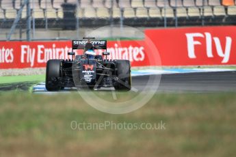 World © Octane Photographic Ltd. McLaren Honda MP4-31 – Fernando Alonso. Saturday 30th July 2016, F1 German GP Practice 3, Hockenheim, Germany. Digital Ref :1665CB1D1909