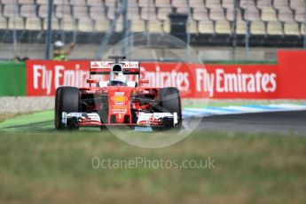 World © Octane Photographic Ltd. Scuderia Ferrari SF16-H – Sebastian Vettel. Saturday 30th July 2016, F1 German GP Practice 3, Hockenheim, Germany. Digital Ref :1665CB1D1928