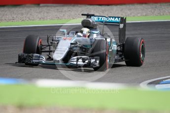 World © Octane Photographic Ltd. Mercedes AMG Petronas W07 Hybrid – Lewis Hamilton. Saturday 30th July 2016, F1 German GP Practice 3, Hockenheim, Germany. Digital Ref :1665CB1D1940