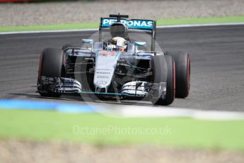 World © Octane Photographic Ltd. Mercedes AMG Petronas W07 Hybrid – Lewis Hamilton. Saturday 30th July 2016, F1 German GP Practice 3, Hockenheim, Germany. Digital Ref :1665CB1D1942