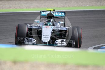 World © Octane Photographic Ltd. Mercedes AMG Petronas W07 Hybrid – Nico Rosberg. Saturday 30th July 2016, F1 German GP Practice 3, Hockenheim, Germany. Digital Ref :1665CB1D1944