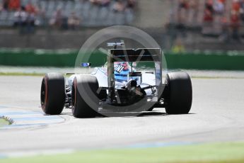 World © Octane Photographic Ltd. Williams Martini Racing, Williams Mercedes FW38 – Felipe Massa. Saturday 30th July 2016, F1 German GP Practice 3, Hockenheim, Germany. Digital Ref :1665CB1D1964