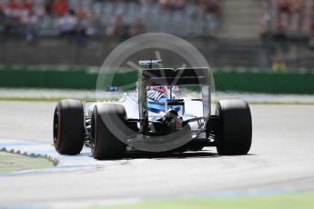 World © Octane Photographic Ltd. Williams Martini Racing, Williams Mercedes FW38 – Valtteri Bottas. Saturday 30th July 2016, F1 German GP Practice 3, Hockenheim, Germany. Digital Ref :1665CB1D1978