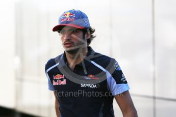 World © Octane Photographic Ltd. Scuderia Toro Rosso STR11 – Carlos Sainz. Saturday 30th July 2016, F1 German GP Practice 3, Hockenheim, Germany. Digital Ref :1665CB5D0005