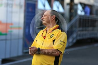 World © Octane Photographic Ltd. Renault Sport F1 Team - Frederic Vasseur. Saturday 30th July 2016, F1 German GP Practice 3, Hockenheim, Germany. Digital Ref :1665CB5D9925