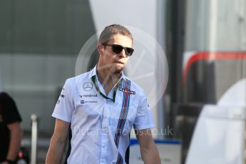 World © Octane Photographic Ltd. Williams Martini Racing, Williams Mercedes FW38 Reserve Driver – Paul di Resta. Saturday 30th July 2016, F1 German GP Practice 3, Hockenheim, Germany. Digital Ref :1665CB5D9963
