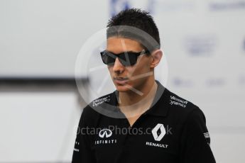 World © Octane Photographic Ltd. Renault Sport F1 Team RS16 Reserve Driver – Esteban Ocon. Thursday 28th July 2016, F1 German GP Set up, Hockenheim, Germany. Digital Ref :1658CB1D0136