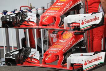 World © Octane Photographic Ltd. Scuderia Ferrari SF16-H – noses with front wings. Thursday 28th July 2016, F1 German GP Set up, Hockenheim, Germany. Digital Ref :1658CB1D0164