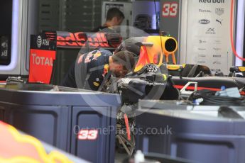 World © Octane Photographic Ltd. Red Bull Racing RB12. Thursday 28th July 2016, F1 German GP Set up, Hockenheim, Germany. Digital Ref :1658CB1D0182