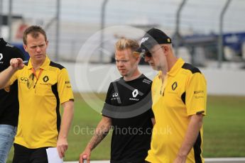 World © Octane Photographic Ltd. Renault Sport F1 Team RS16 - Kevin Magnussen. Thursday 28th July 2016, F1 German GP Track Walk, Hockenheim, Germany. Digital Ref :1658CB1D0314