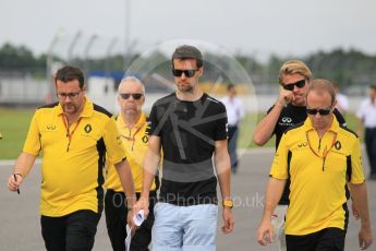 World © Octane Photographic Ltd. Renault Sport F1 Team RS16 - Jolyon Palmer. Thursday 28th July 2016, F1 German GP Track Walk, Hockenheim, Germany. Digital Ref :1658CB1D0328