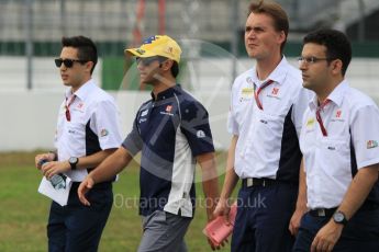 World © Octane Photographic Ltd. Sauber F1 Team C35 – Felipe Nasr. Thursday 28th July 2016, F1 German GP Track Walk, Hockenheim, Germany. Digital Ref :1658CB1D0355